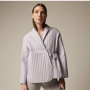 Love & Lore Organic Quilted Housecoat in Thistle